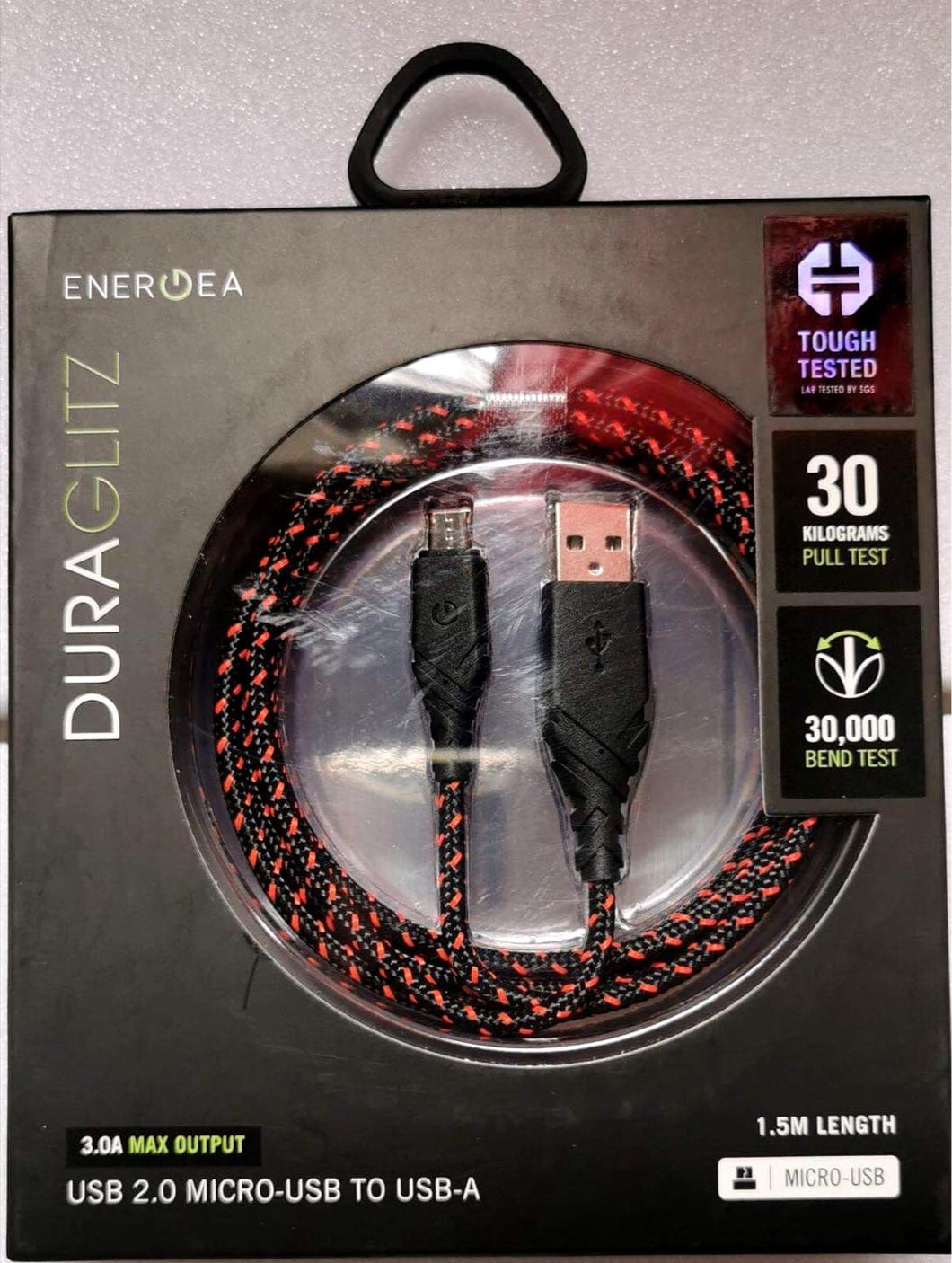 Energea DuraGlitz USB 2.0 MICRO-USB TO USB-A