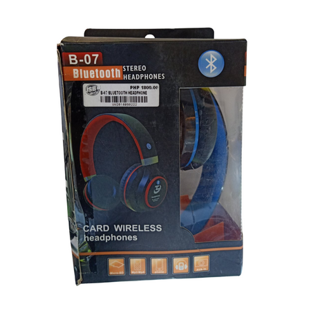 Card Wireless B-07 Bluetooth Stereo Headphones