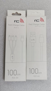RCG Personal Fast Charge Cable 3 in 1
