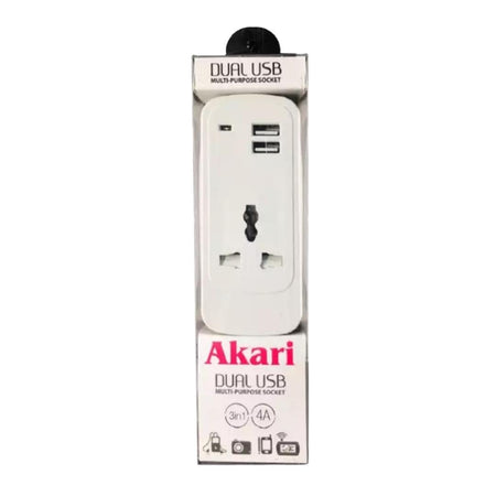 Akari Dual USB Multi-Purpose Socket
