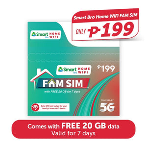 Smart Bro Home WiFi FAM SIM