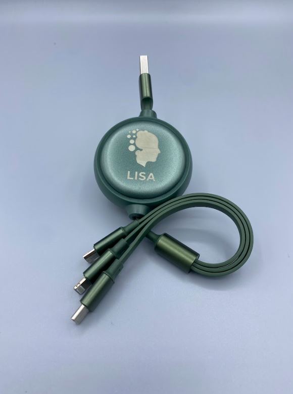 Lisa 3 in 1 Retractable Charging Cable