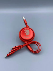 Lisa 3 in 1 Retractable Charging Cable